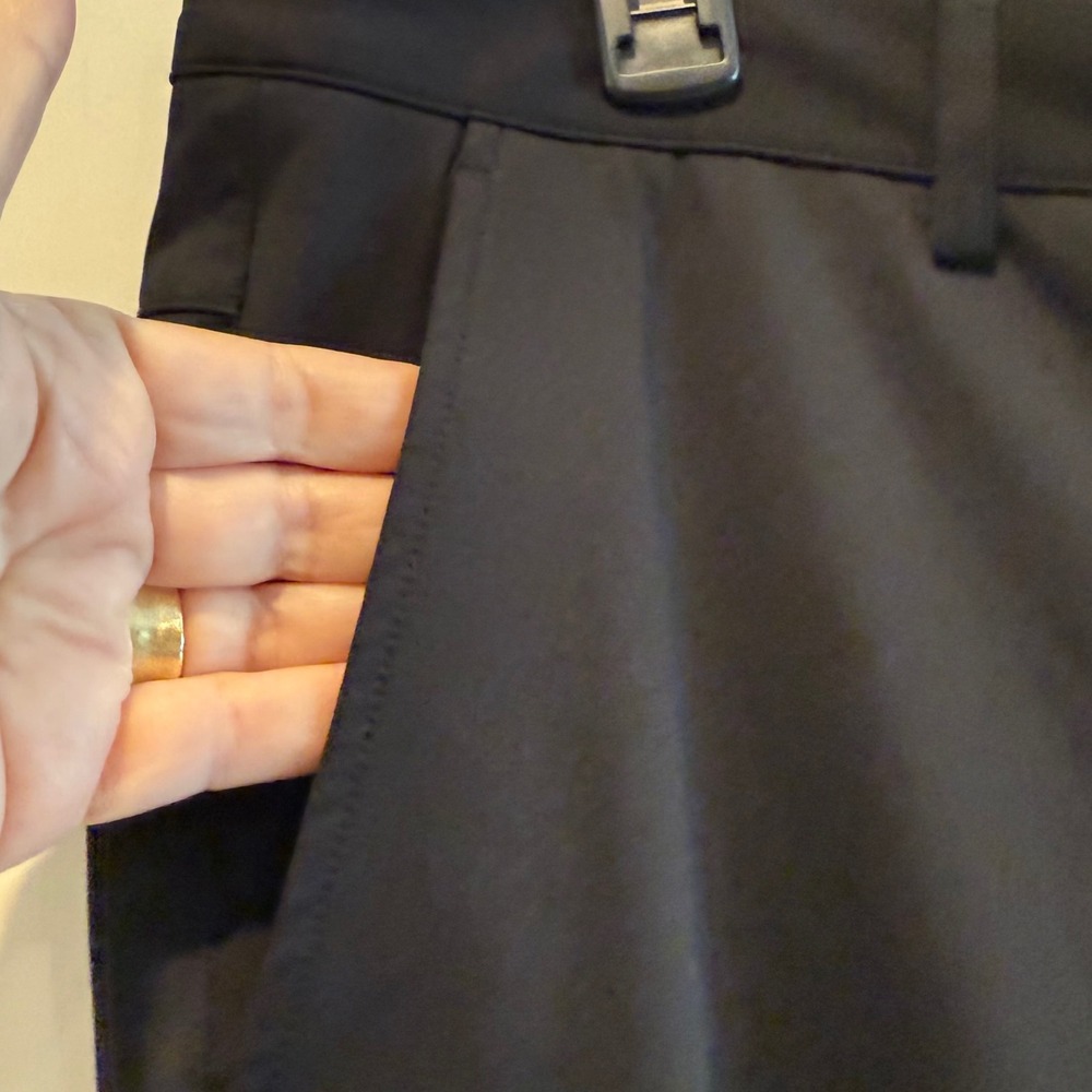 Boston Scott Golf Men's Golf Tech Pants Black Casual Golf Size 40/33 - Picture 3 of 8